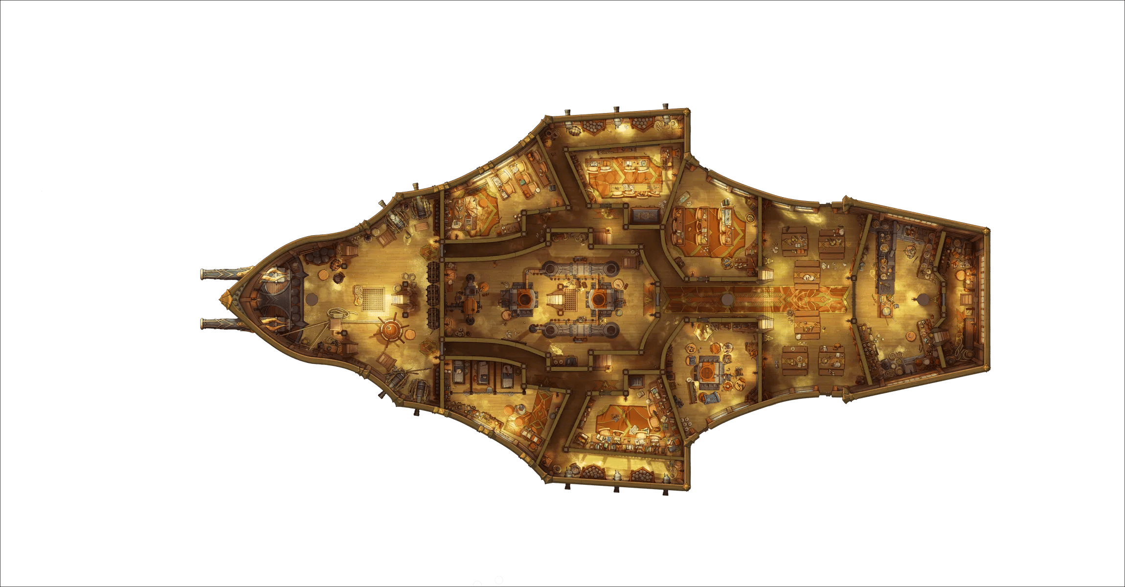 Dragon Ship Interior map, Lower Deck Desert variant thumbnail