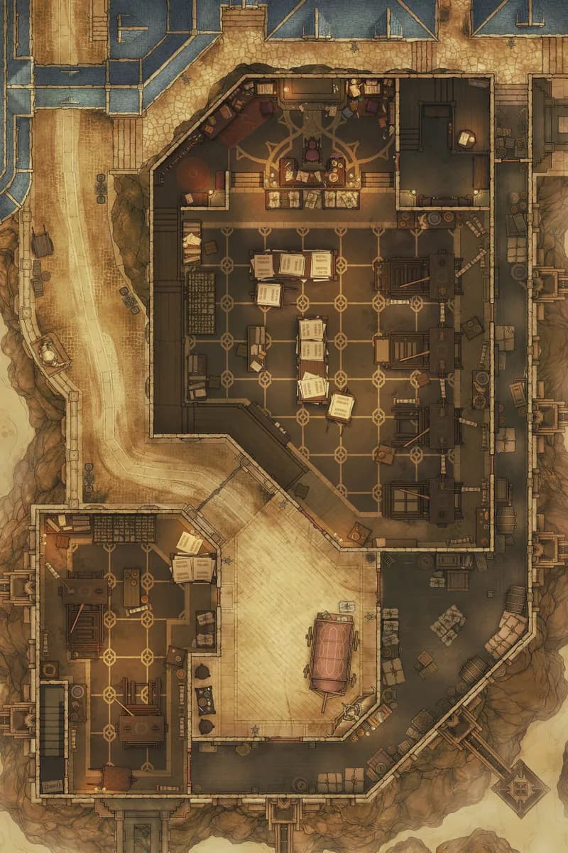 Printing Press map, Desert variant thumbnail
