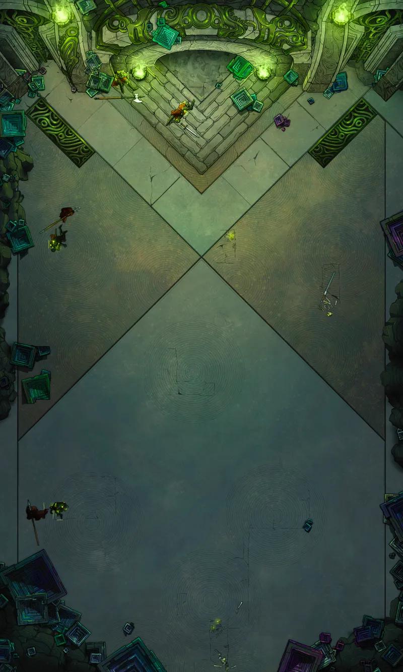 Bismuth Labyrinth map, No Maze variant thumbnail