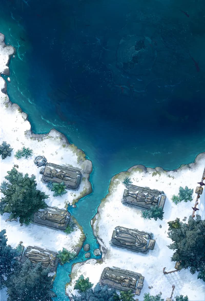 Frozen Tombs map, Sunken Crypt variant thumbnail