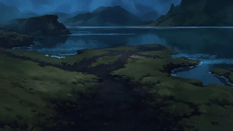 Iron Age Hamlet map, Natural Night variant thumbnail