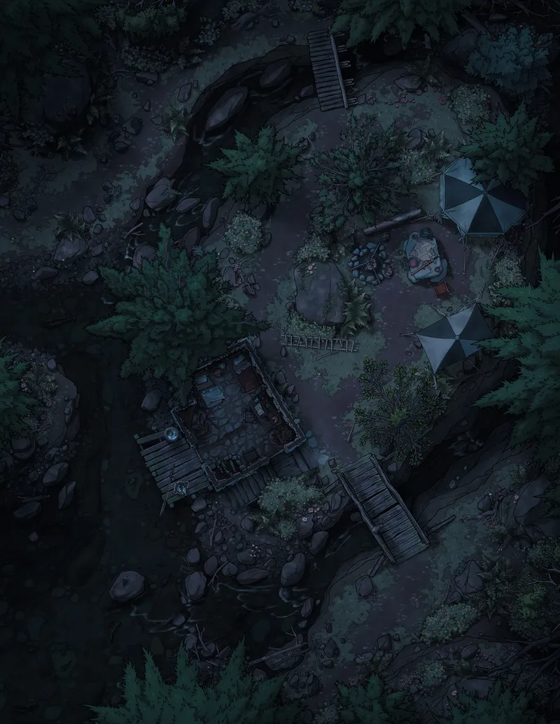 Knight's Refuge map, Dark variant thumbnail