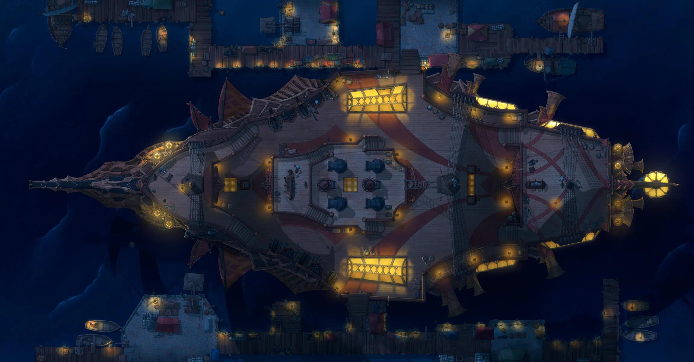 Dragon Ship Exterior map, Original Night variant thumbnail