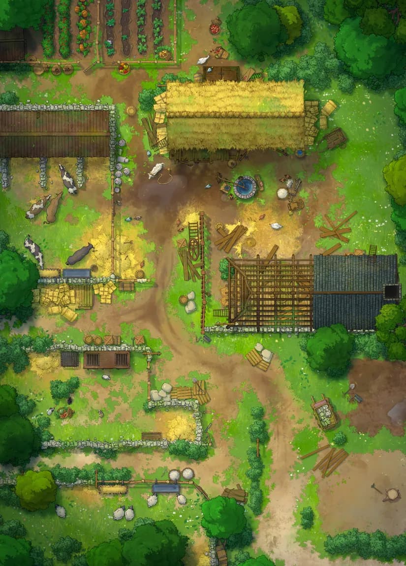 Village Farmhouse map, Development Stage 03 Day variant thumbnail