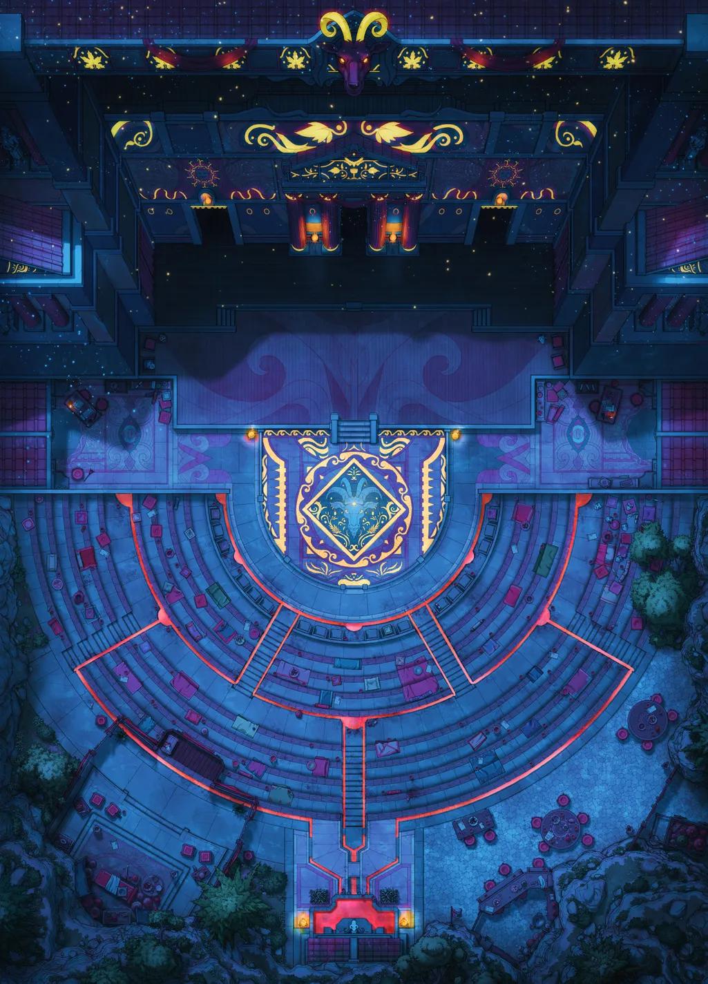 Affluent Amphitheatre map, Glow variant thumbnail