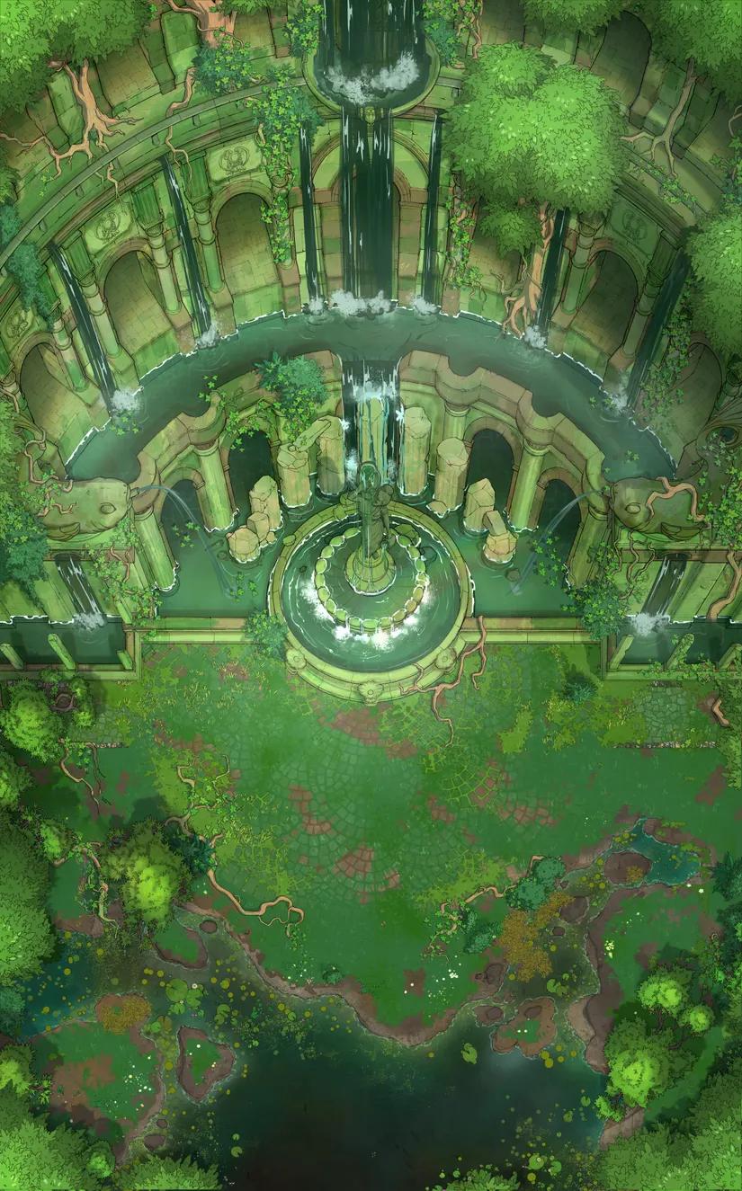 Nymphaeum map, Swamp variant thumbnail