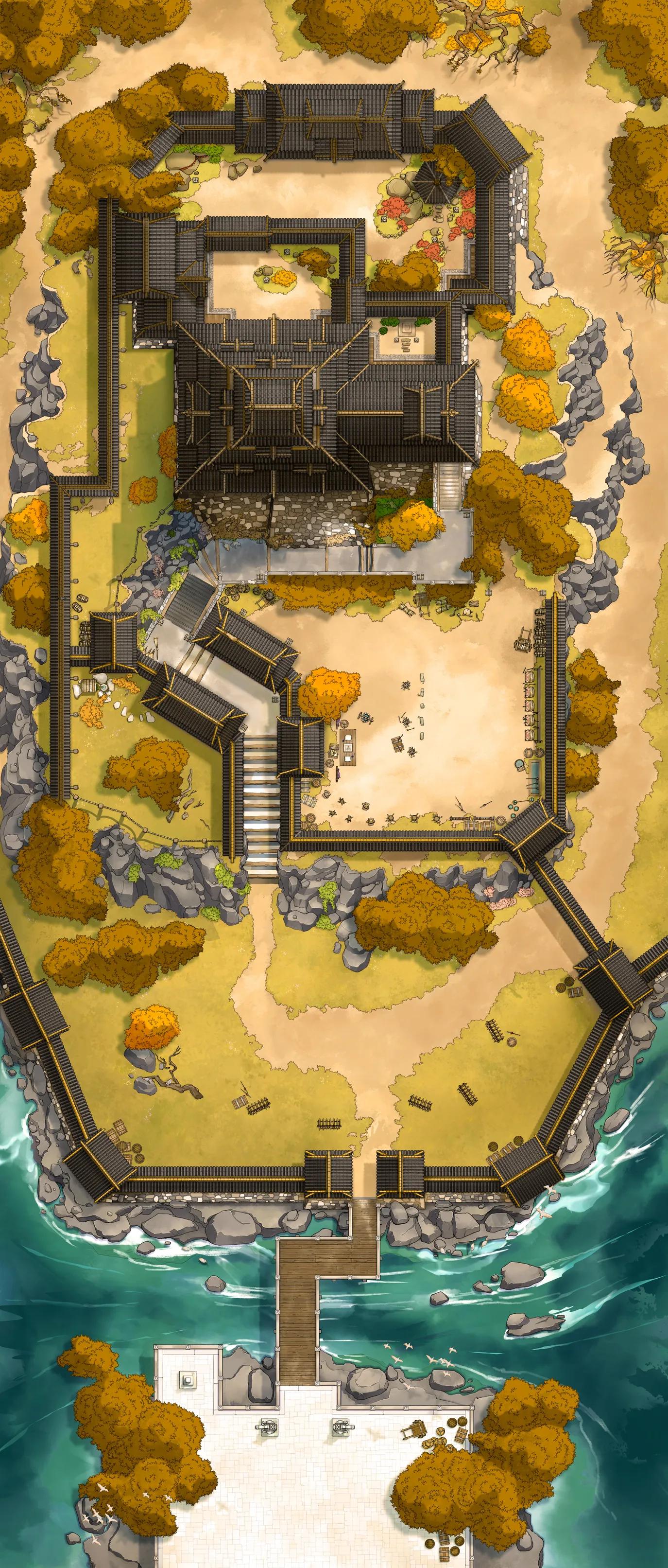 Japanese Castle Exterior map, Villain Villa variant thumbnail