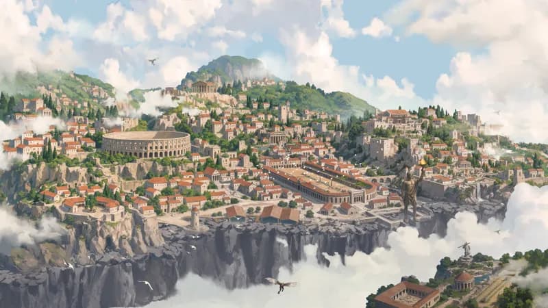 Ancient City map, Sky variant thumbnail