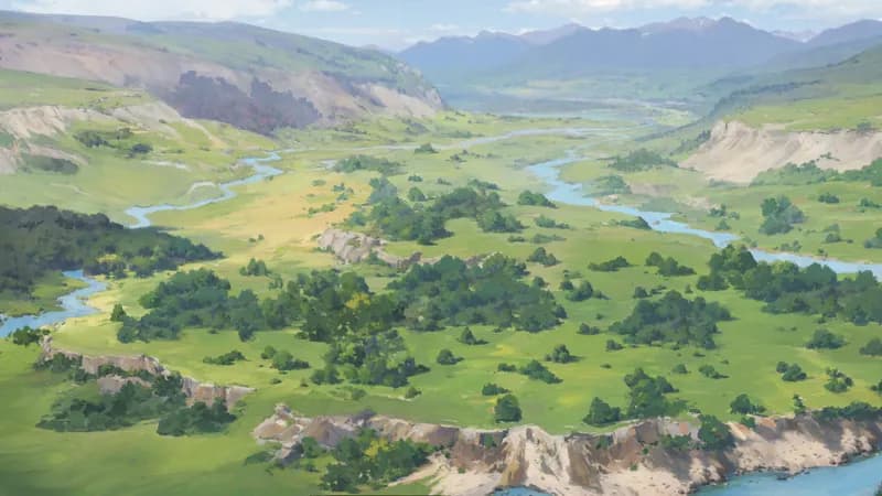Starter Village map, Natural Day variant thumbnail