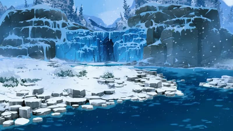 Melting Glacier map, Tundra variant thumbnail
