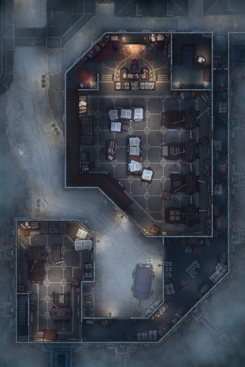 Printing Press map, Fog variant thumbnail