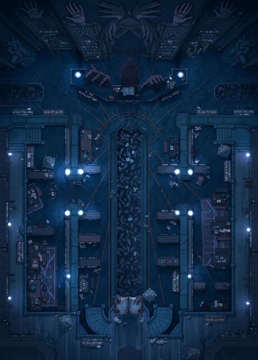Demonic Library map, Original Night variant thumbnail