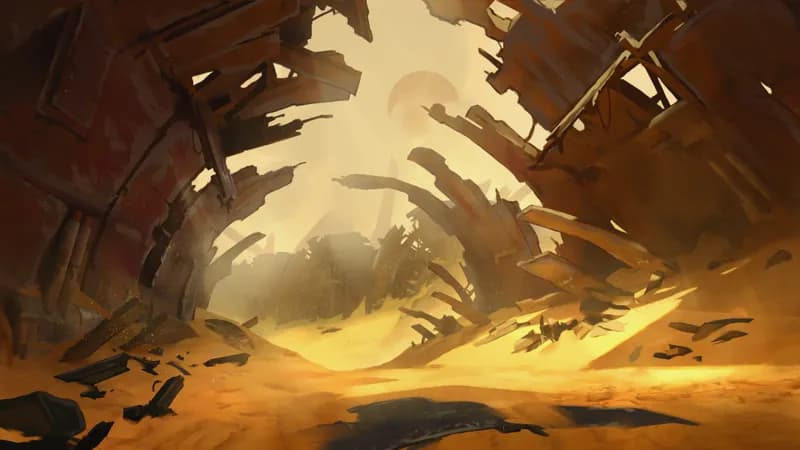 Starship Graveyard map, No Camp Day variant thumbnail
