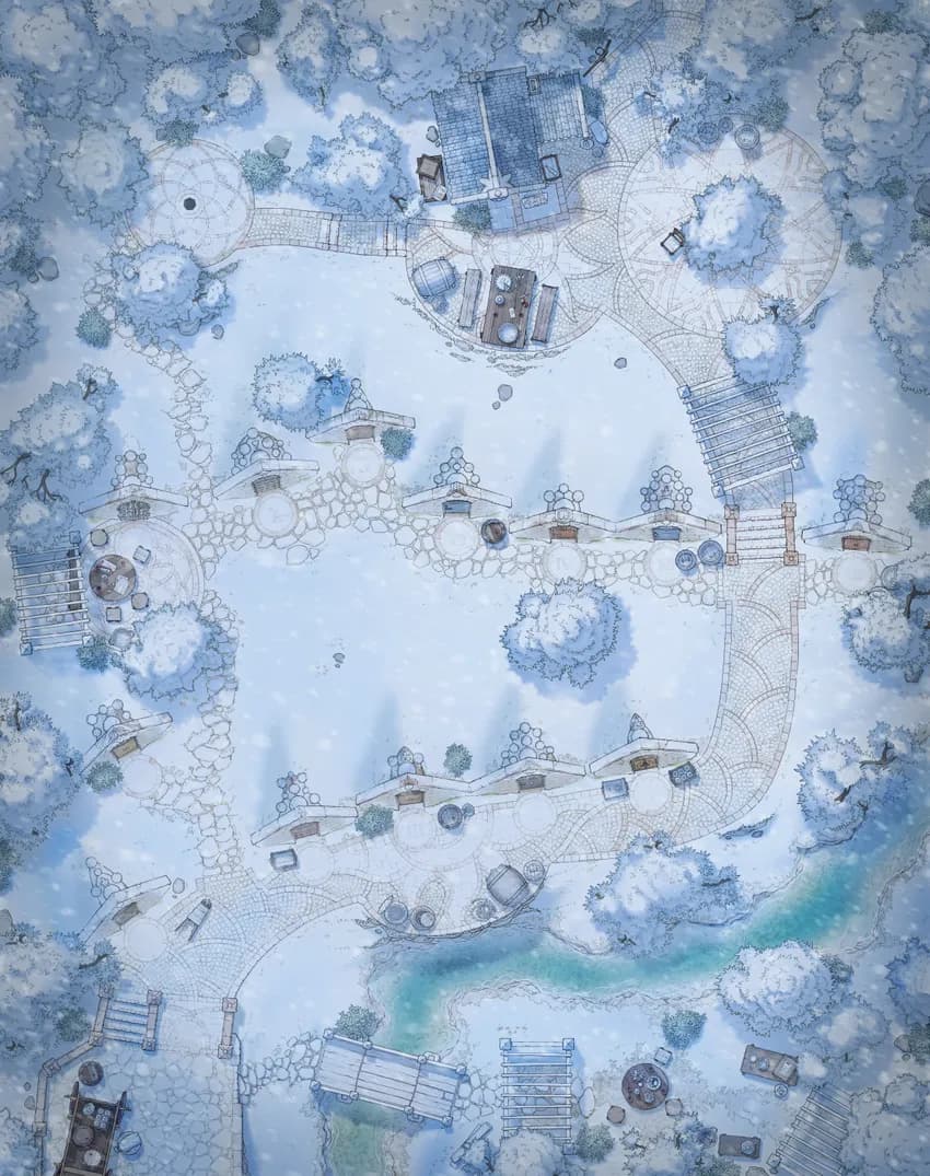 Verem Cellars map, Winter variant thumbnail