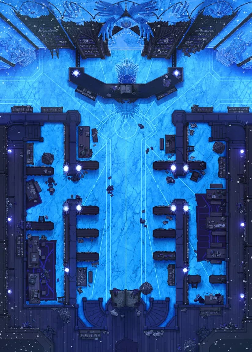 Demonic Library map, Frozen variant thumbnail