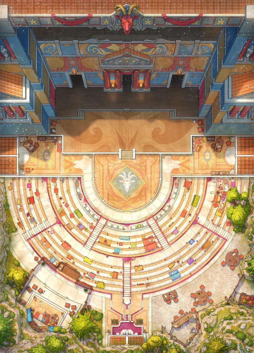 Affluent Amphitheatre map, Duck Vs Crab variant thumbnail