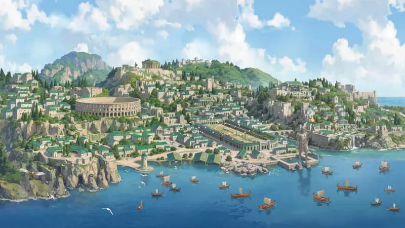 Ancient City map, Island variant thumbnail