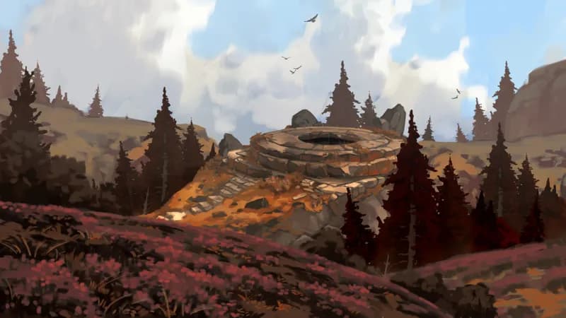 Giant Ancient Sundial map, Ruins variant thumbnail
