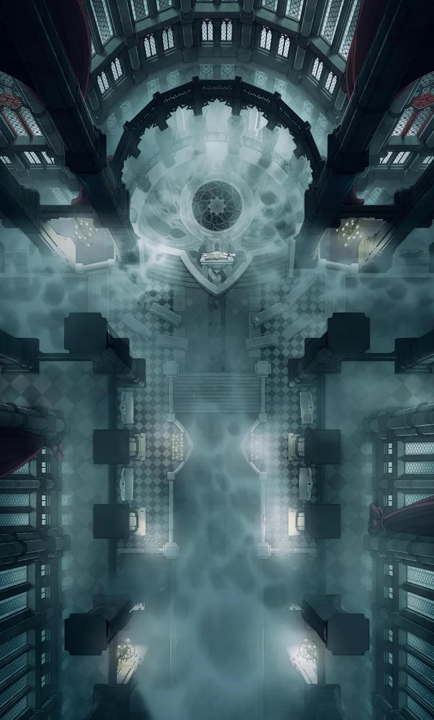 Cathedral of the Eight map, Fog variant thumbnail