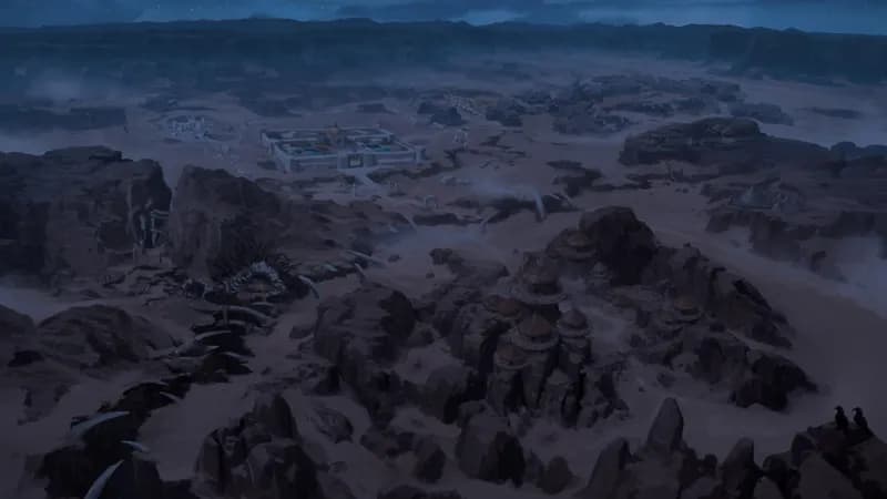Rocky Desert map, Dark variant thumbnail