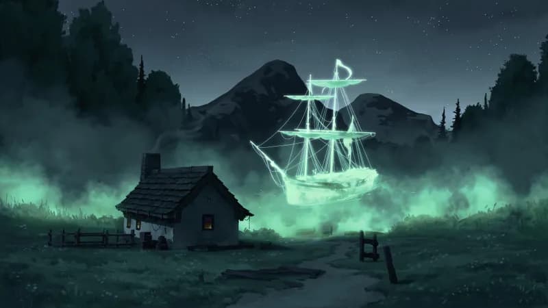 Serene Lakeside map, Ghost Ship variant thumbnail