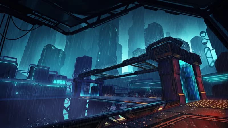 Cyberpunk Bridge map, Sky Bridge variant thumbnail