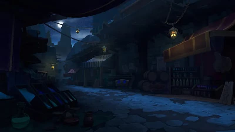 Black Market Streets map, Original Night variant thumbnail