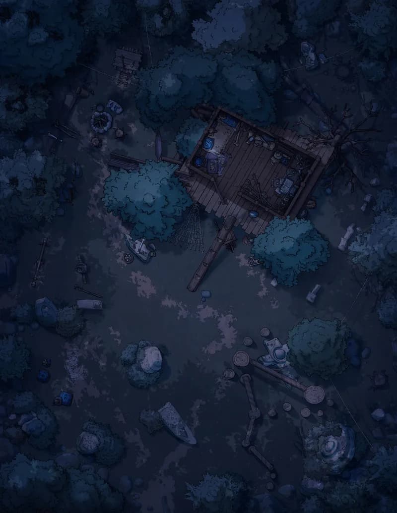 Young Adventurer's Hideout map, Dark variant thumbnail