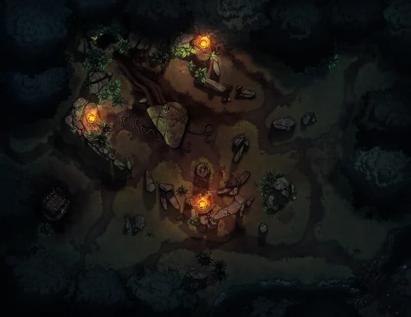 Henge Cave Entrance map, Original Night variant thumbnail