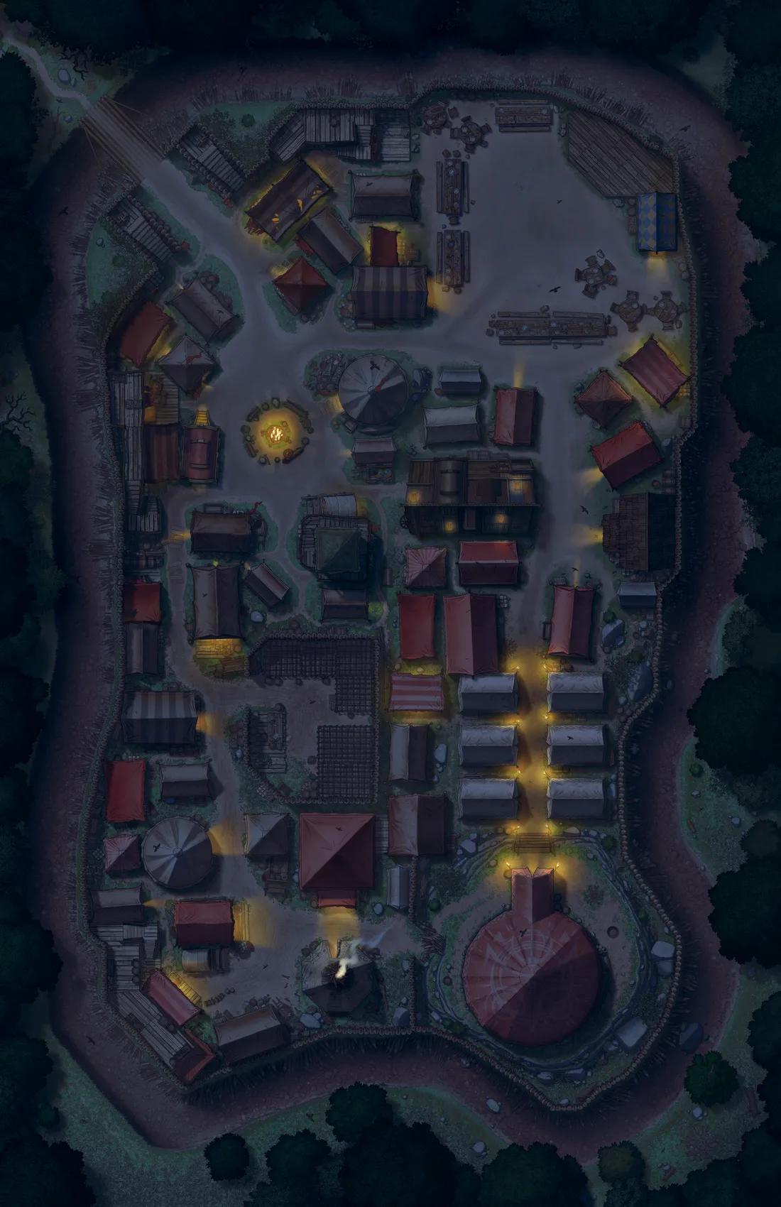 Pelgrut Hideaway map, Original Night Lights variant thumbnail