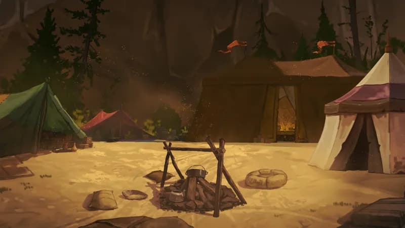 Medieval War Tents map, Party Camp Day variant thumbnail