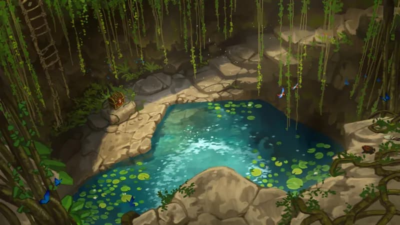 Jungle Treasure Trove map, No Gold variant thumbnail