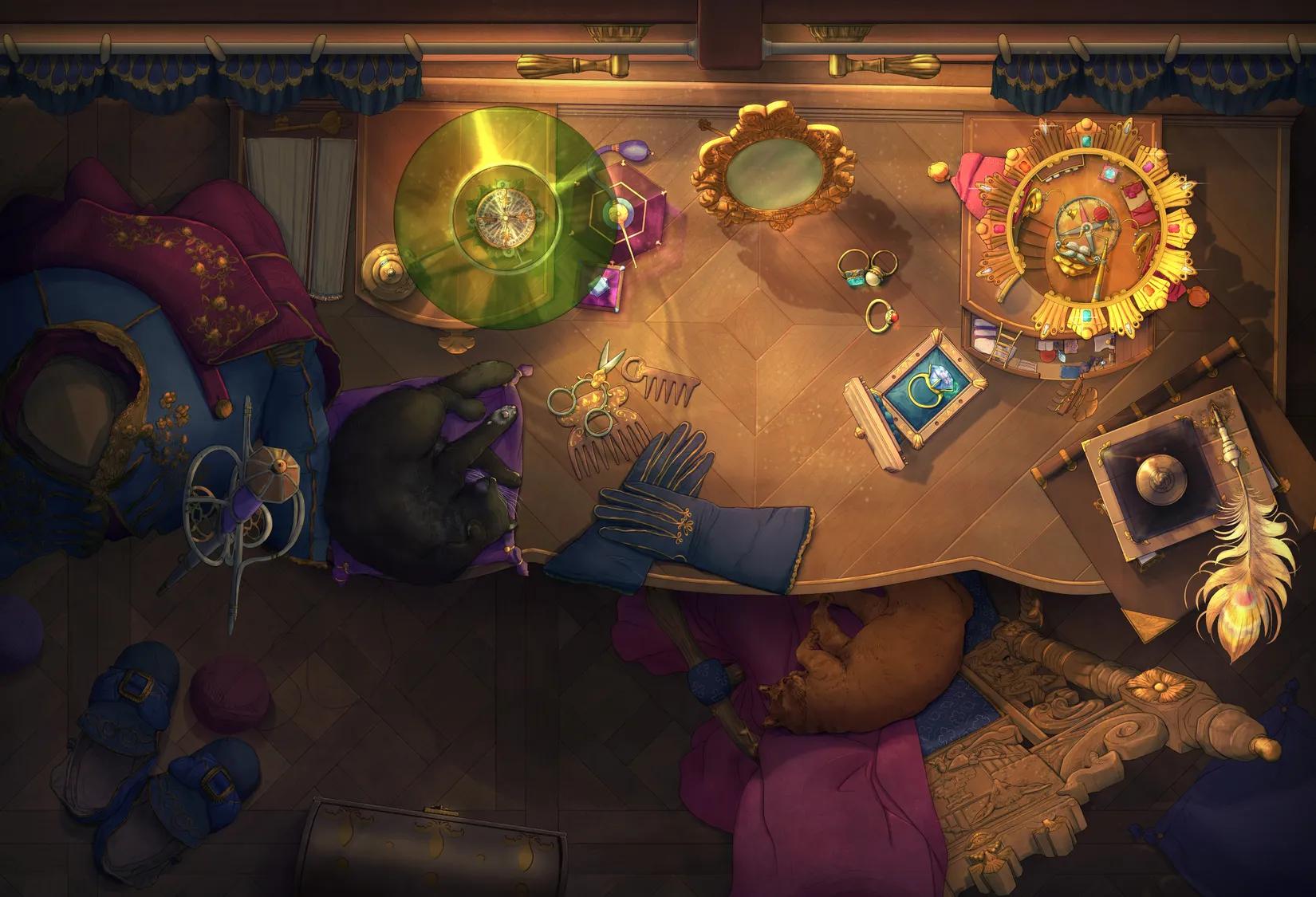 King's Crown map, Original Day Crown Interior variant