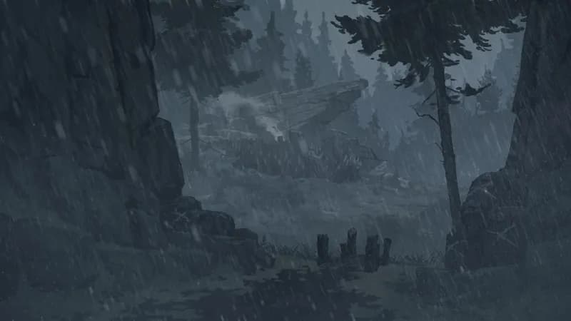 Goblin Forest Fortress map, Rain variant thumbnail