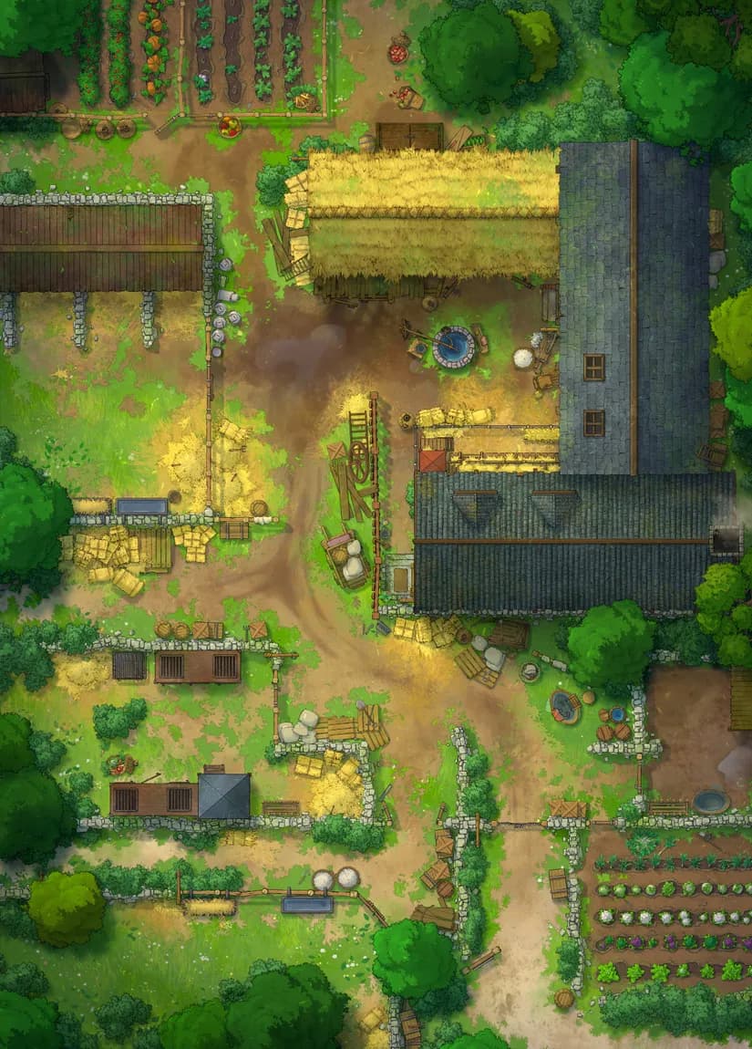 Village Farmhouse map, No Animals Day variant thumbnail