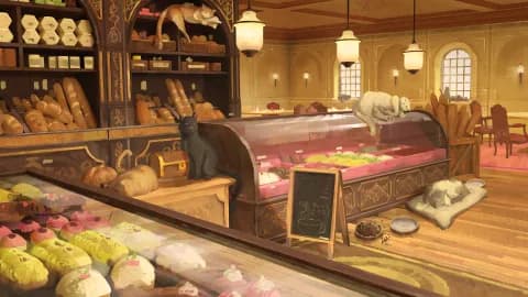 Village Bakery map, Cat Cafe variant