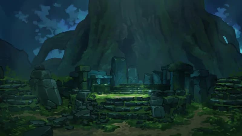 Mysterious Druid Grove map, Empty Night variant thumbnail