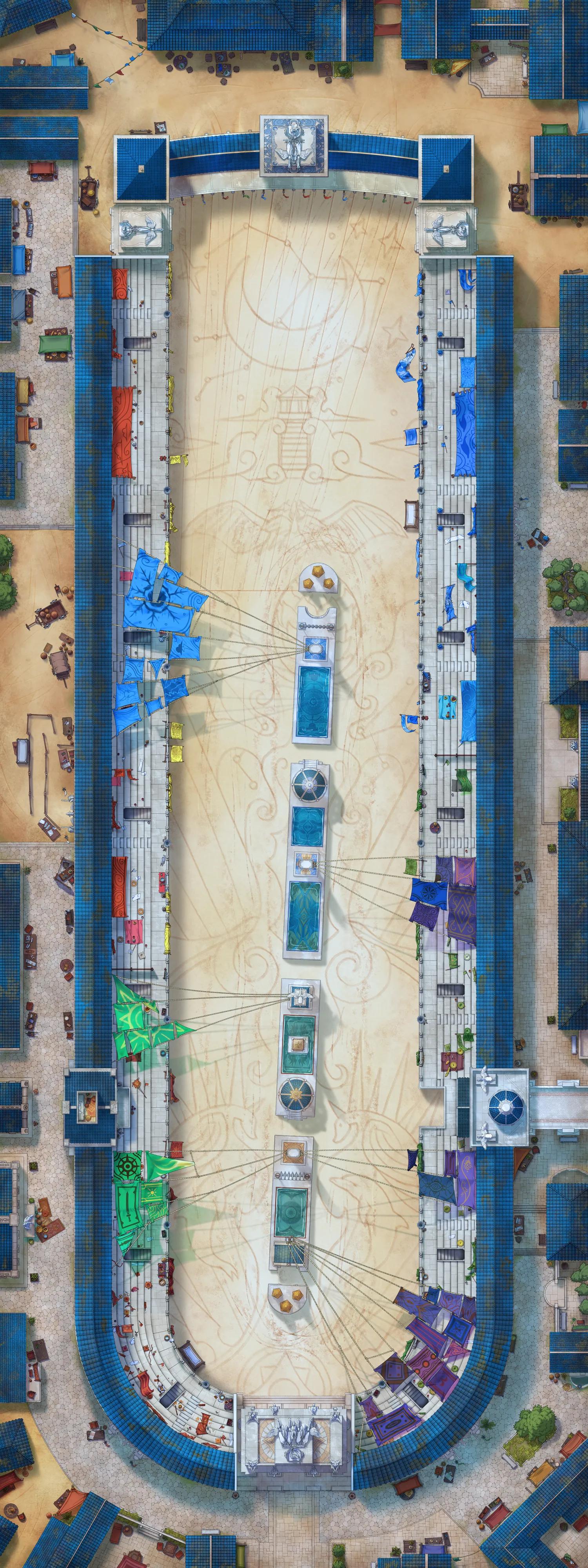 Hippodrome map, Blue variant thumbnail