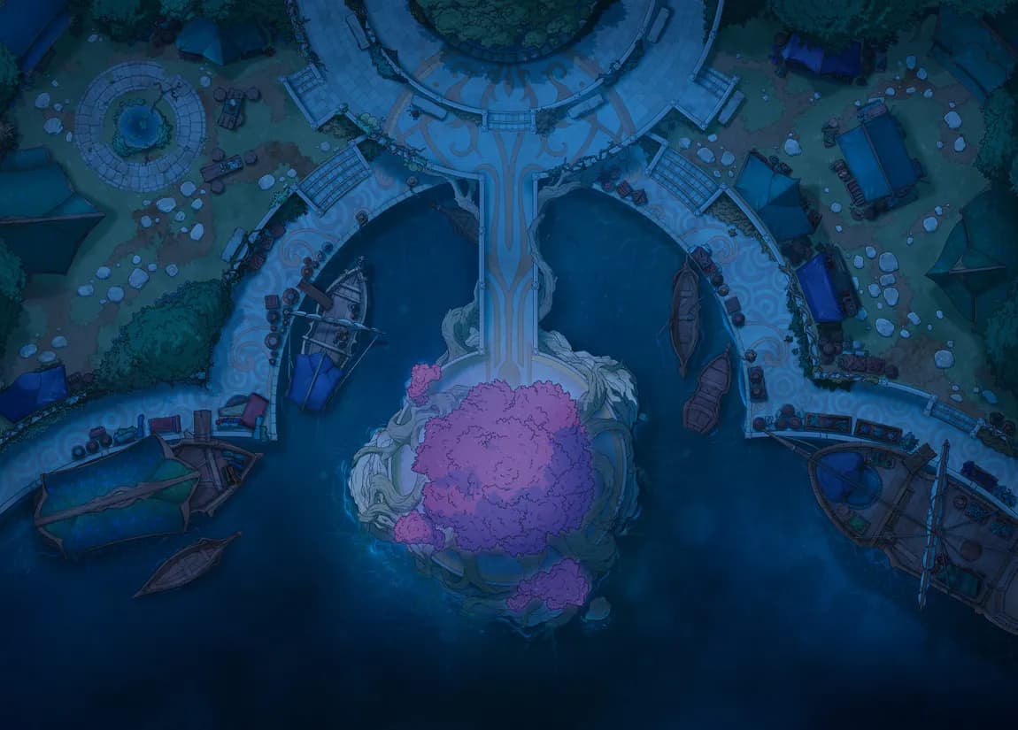 Elven Harbour map, Dark variant thumbnail