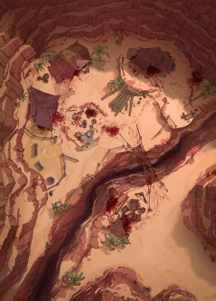 Desert Trading Camp map, Massacre variant thumbnail