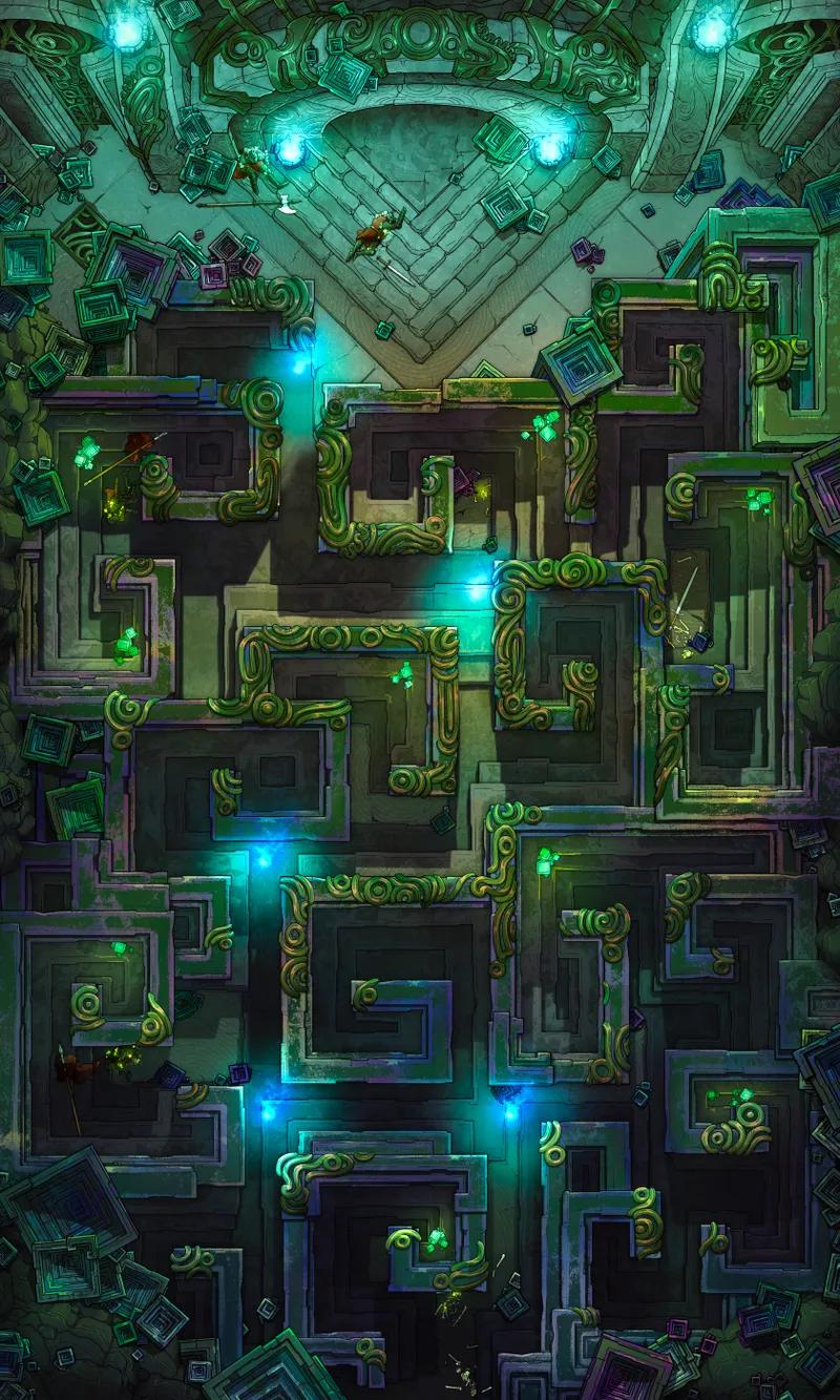 Bismuth Labyrinth map, Boon of Guidance variant thumbnail