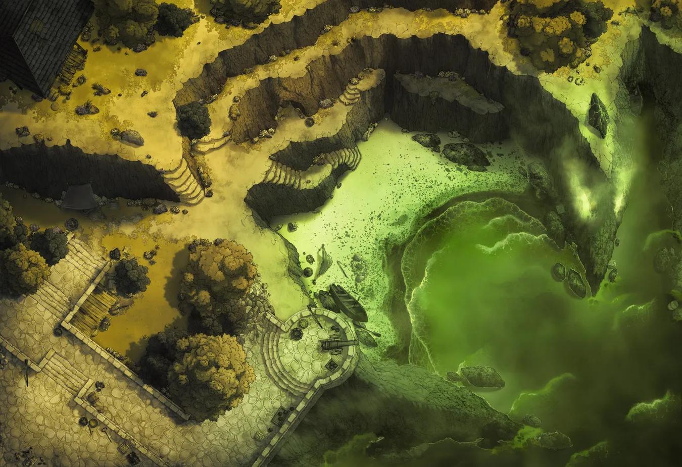 Secret Cove map, Toxic variant thumbnail