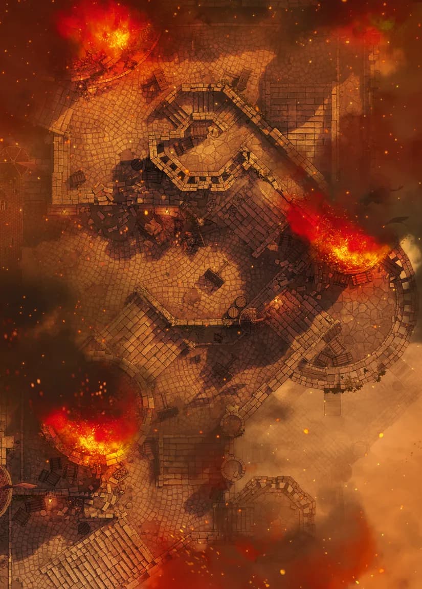 Castle Battlements map, Destruction variant thumbnail