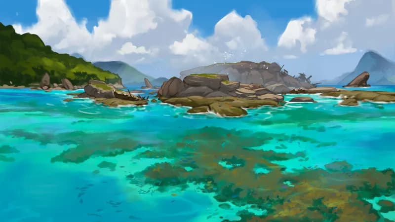 Tidal Isle Fort map, Natural variant thumbnail