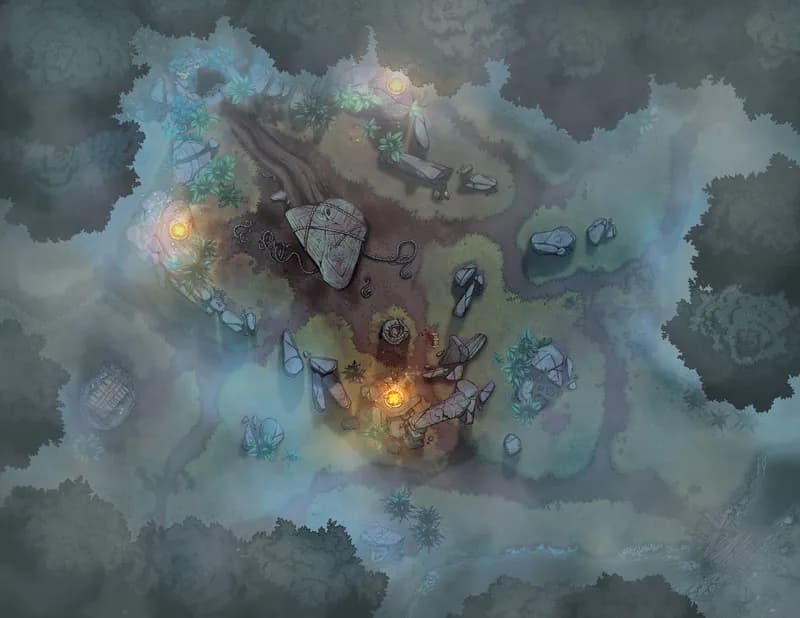 Henge Cave Entrance map, Fog variant thumbnail