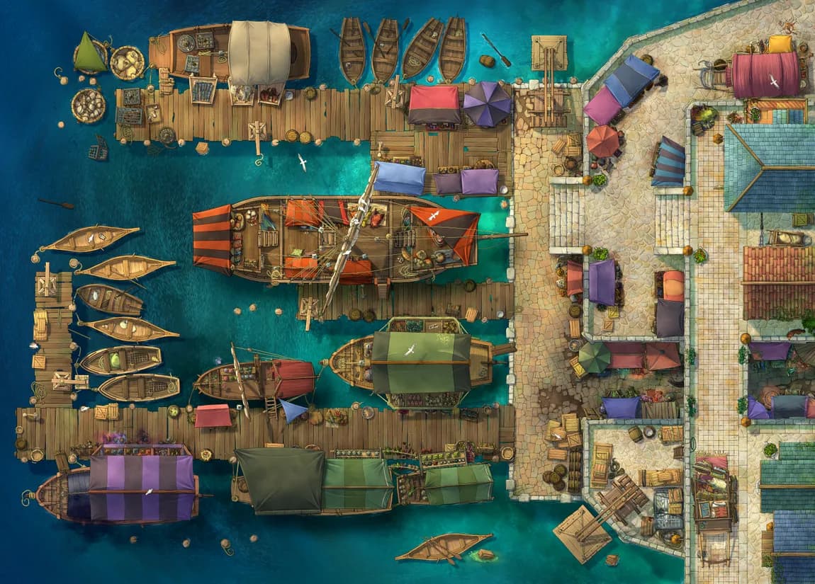 Trading Port map, Duck Vs Crab variant thumbnail