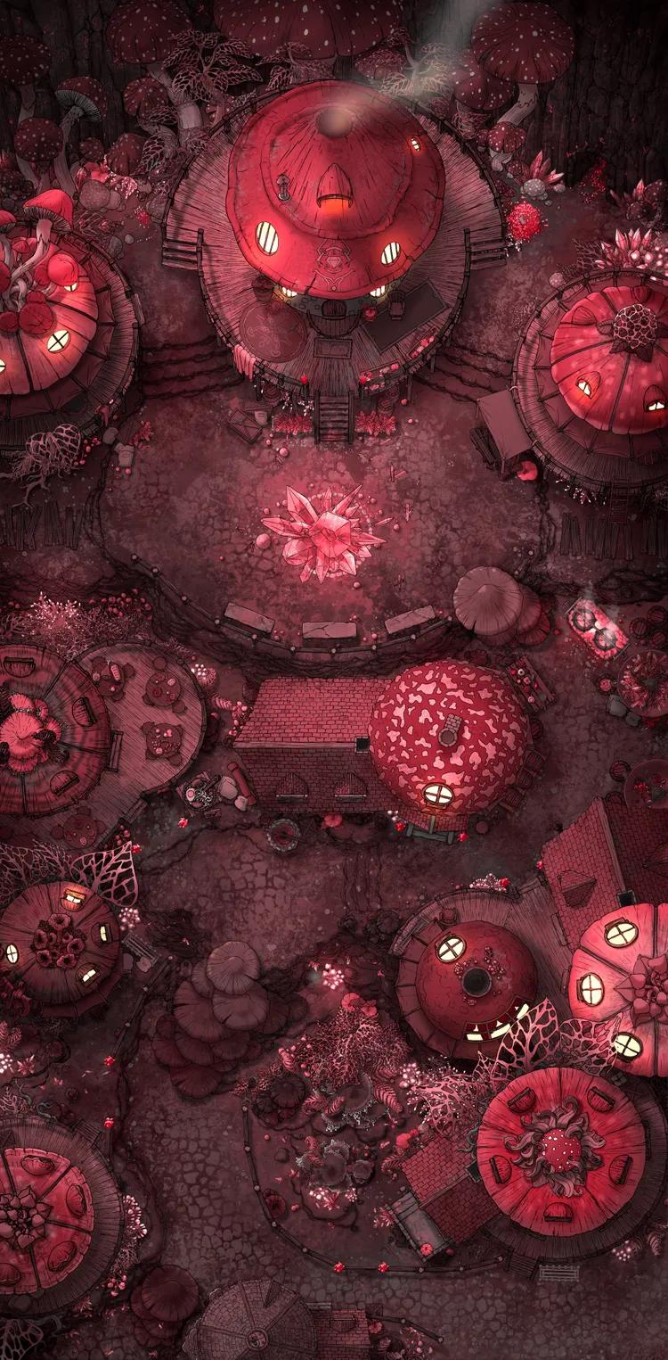 Gnome City Centre map, Angry Shrooms variant thumbnail