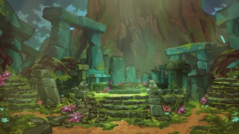 Mysterious Druid Grove map, No Statue Day variant thumbnail