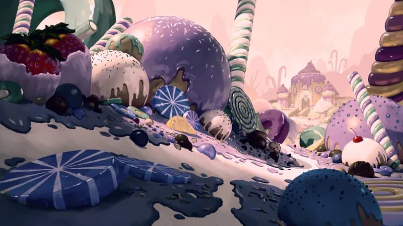 Candy Castle map, Parma Violet variant thumbnail