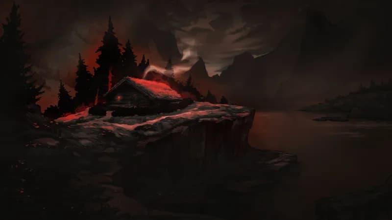 Fjordside Cabin map, Dark Presence variant thumbnail